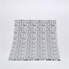 Tissue Paper Preprinted - Navy Swirls on White  (Packs of 100)