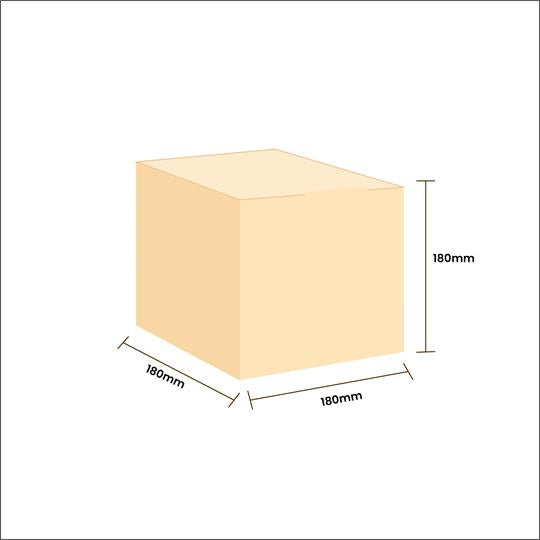 Parcel Box BX 18 Mailer White - 180 x 180 x 180 mm