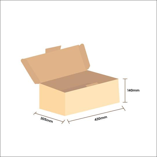 Parcel Box BX 4 Mailer White - 430 x 305 x 140 mm