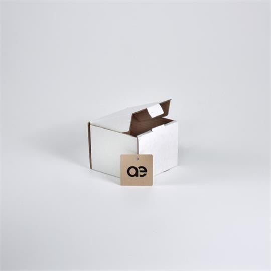 Custom Printed Square Hang Tags - Rounded Corners (76x76mm) - Kraft Paper Stock
