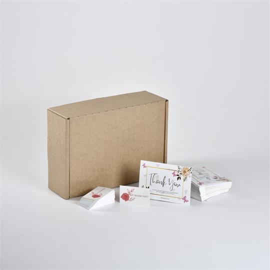 Custom Print Single-sided Ecomm Thank you Promo card - Business card