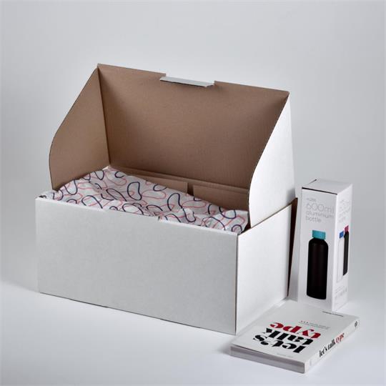 Parcel Box BX 3 Mailer White - 400 x 200 x 180 mm