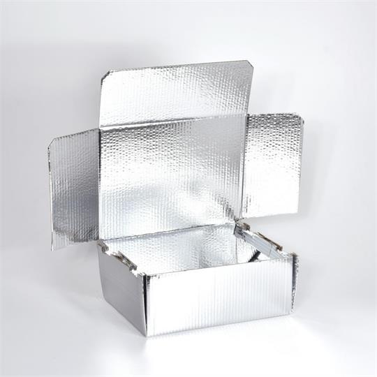 Chilltainer Insulated Home Delivery Box 14L Silver - 366 x 283 x 140 mm