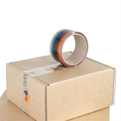 2-Colour Custom Printed Packing Tape Clear Film