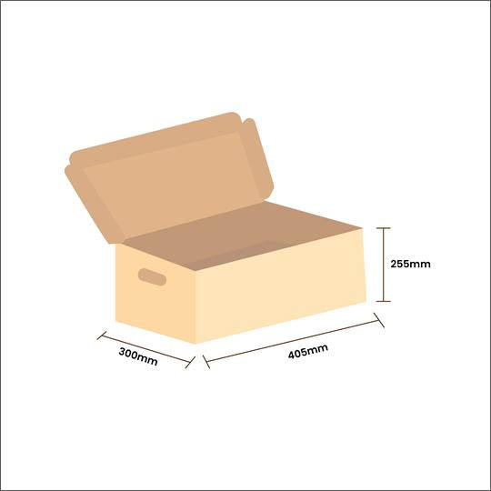 Custom Print Parcel Box BX 5 - 405 x 300 x 255 mm