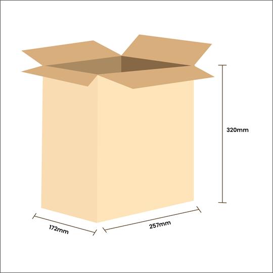 12-Bottle Wine Box (RSC) White - 348 x 261 x 329 mm