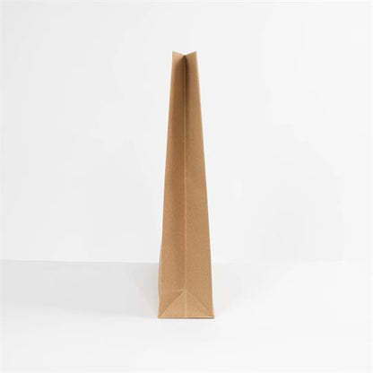 3-Bottle Wine Carrier Bag In Kraft Brown With Handle