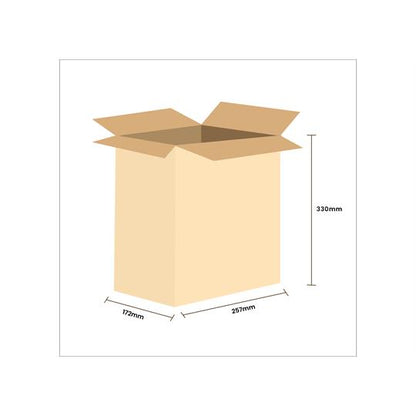 6-Bottle Wine Box (RSC) White - 257 x 172 x 330 mm