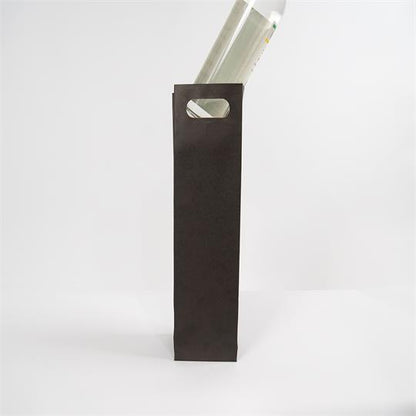 1-Bottle Black Wine Carrier Bag With Handle