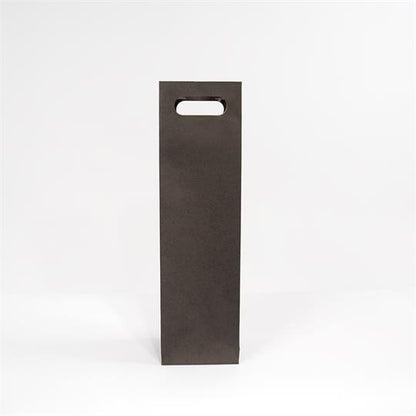1-Bottle Black Wine Carrier Bag With Handle
