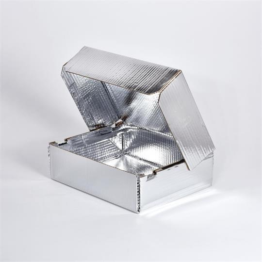 Chilltainer Insulated Home Delivery Box 11L Silver - 366 x 283 x 104 mm