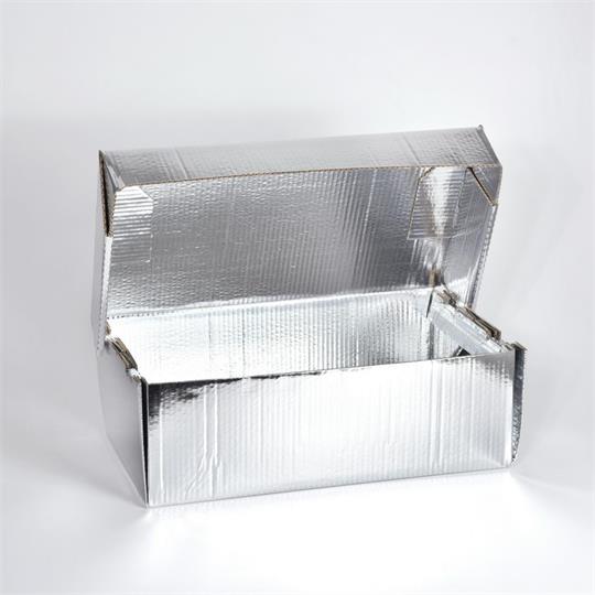 Chilltainer Insulated Home Delivery Box 36L Silver - 550 x 318 x 181 mm