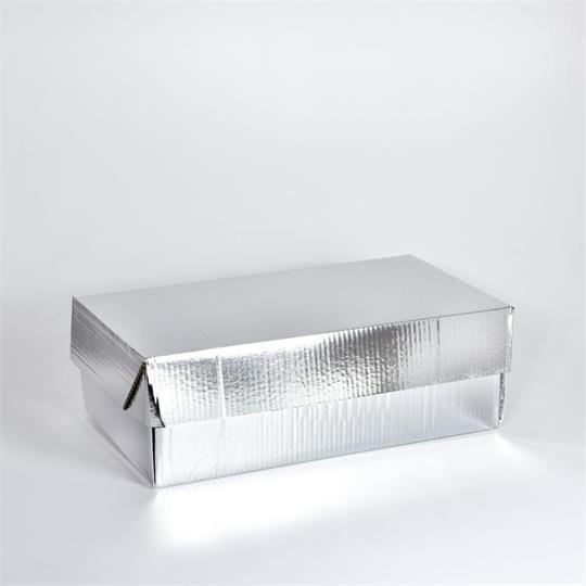 Chilltainer Insulated Home Delivery Box 36L Silver - 550 x 318 x 181 mm