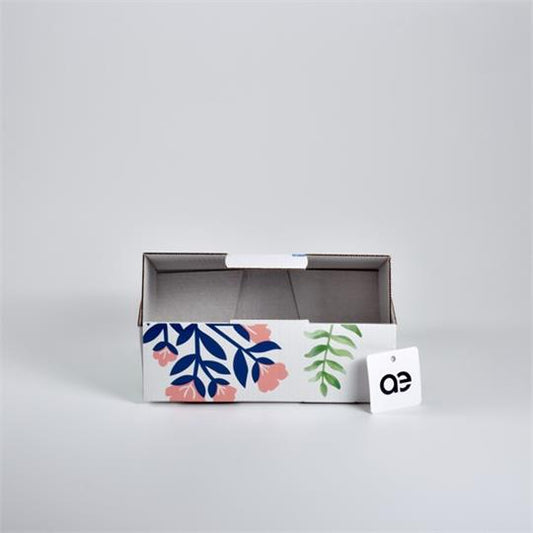 Custom Printed Square Hang Tags - Rounded Corners (76x76mm) - White Gloss Paper Stock