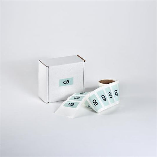 Custom Printed Labels Rolls - 40x80mm - Rectangle